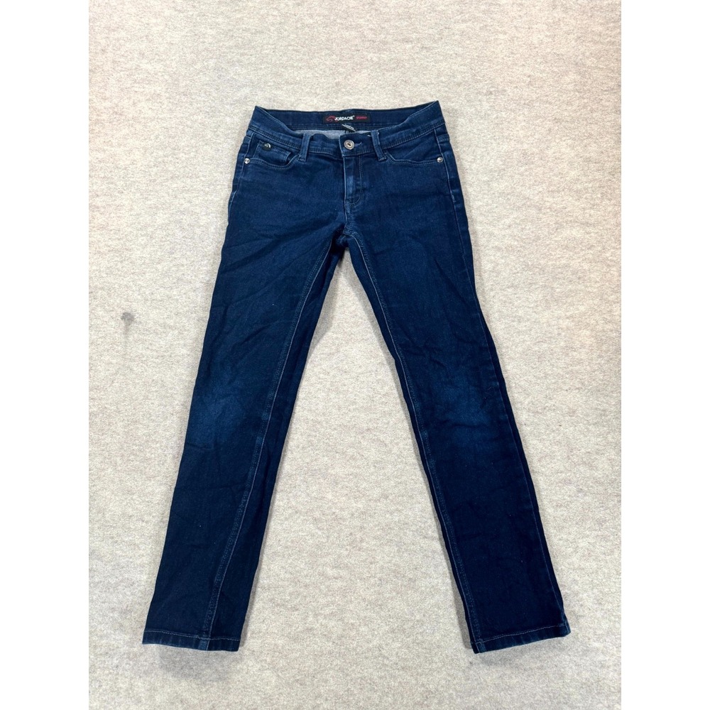 Jordache Skinny Jeans Womens 10 Blue Denim Dark Wash Stretch JZ13965